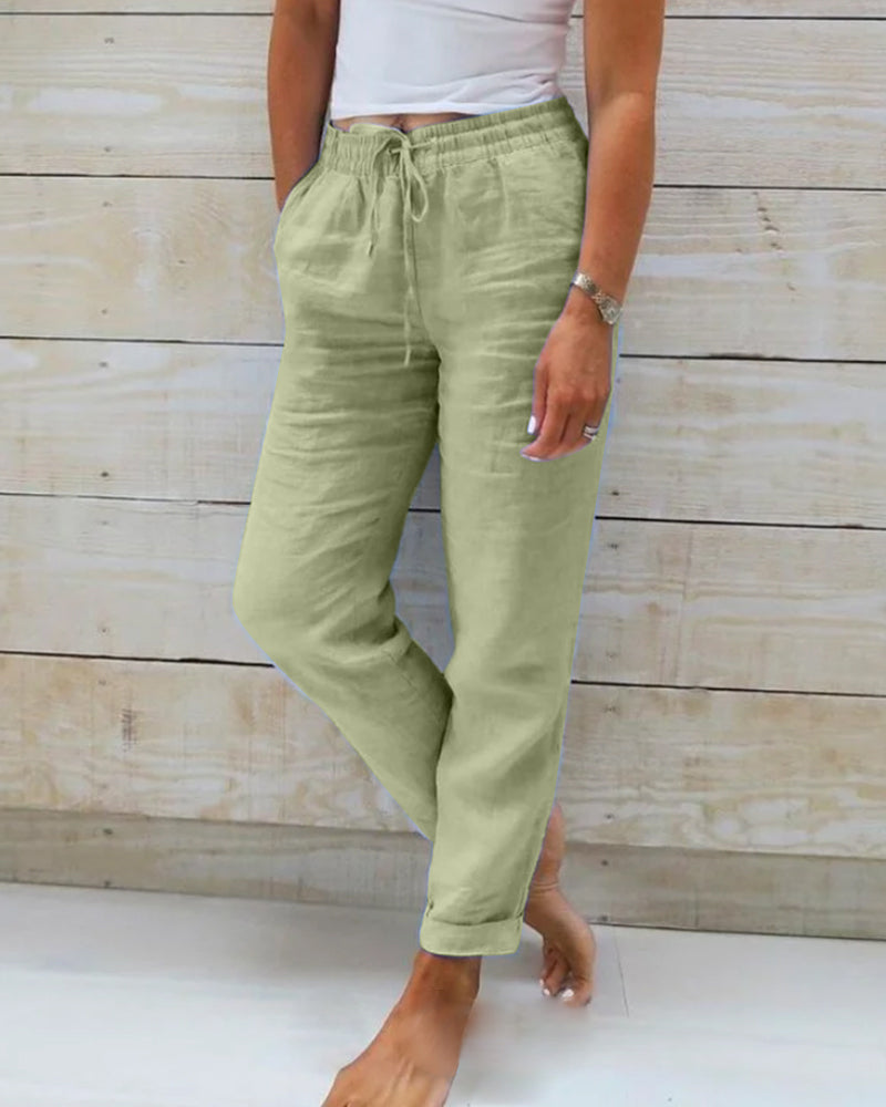 Allison™ | Premium Cotton Linen Pants
