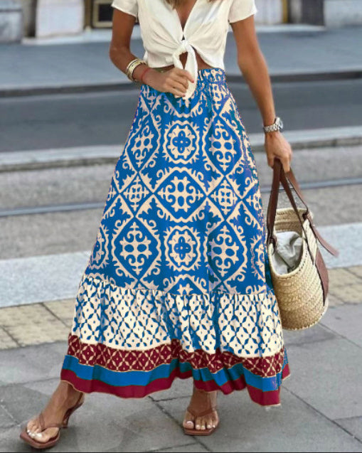 Aura™ | Hily Long Boho Skirt