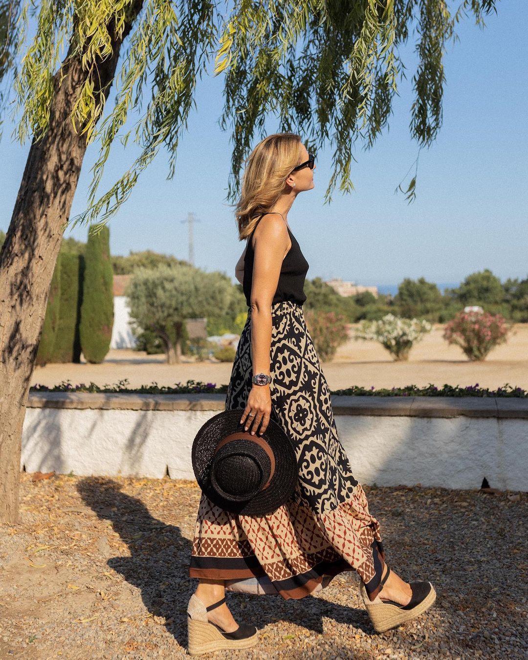 Aura™ | Hily Long Boho Skirt