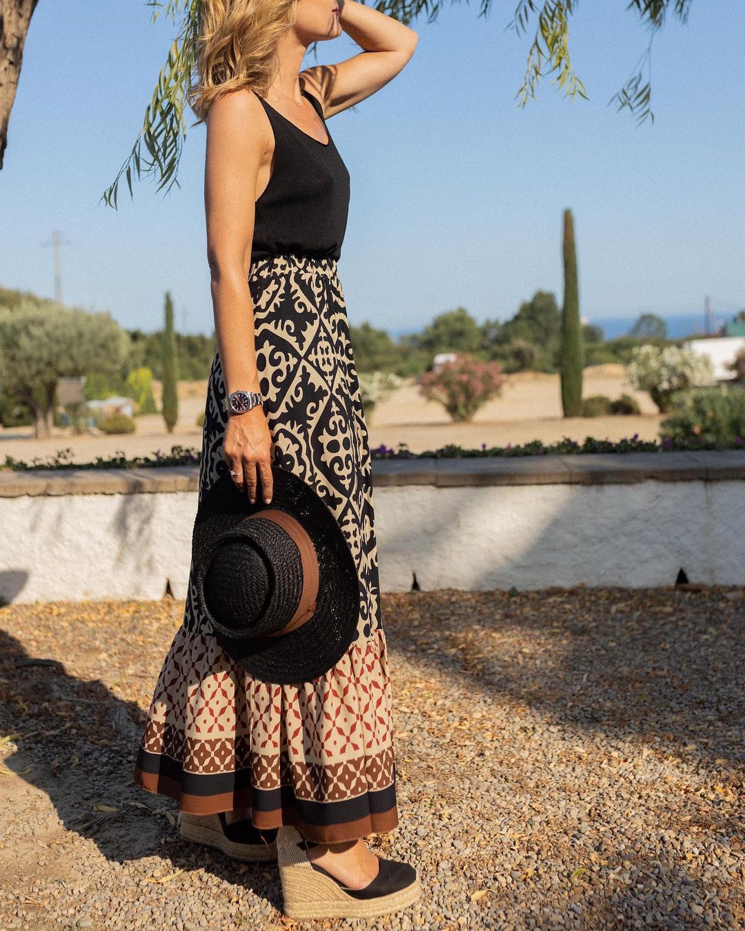 Aura™ | Hily Long Boho Skirt