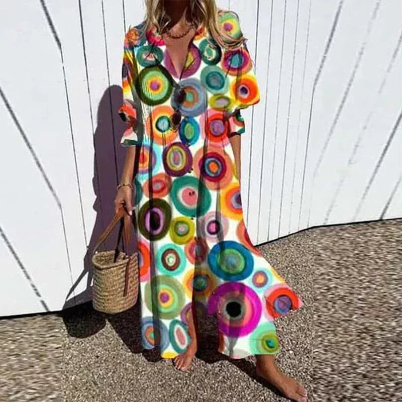 Evaneline™ | Maxi Boho Luxe Dress (Limited Stock)
