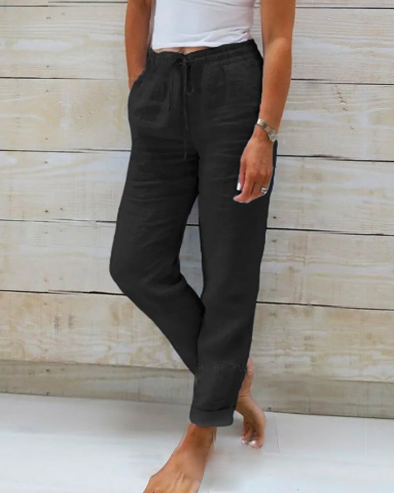 Allison™ | Premium Cotton Linen Pants