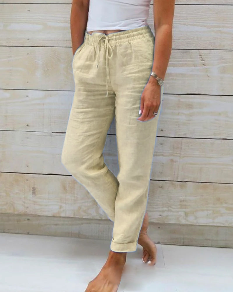 Allison™ | Premium Cotton Linen Pants
