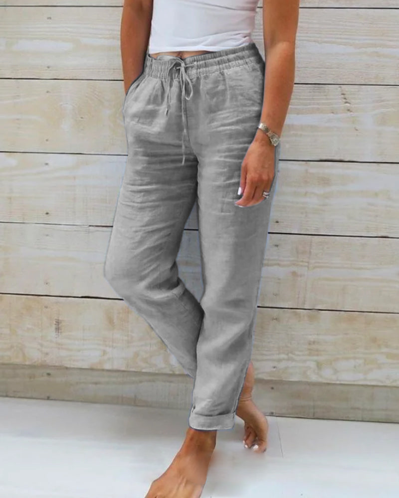 Allison™ | Premium Cotton Linen Pants