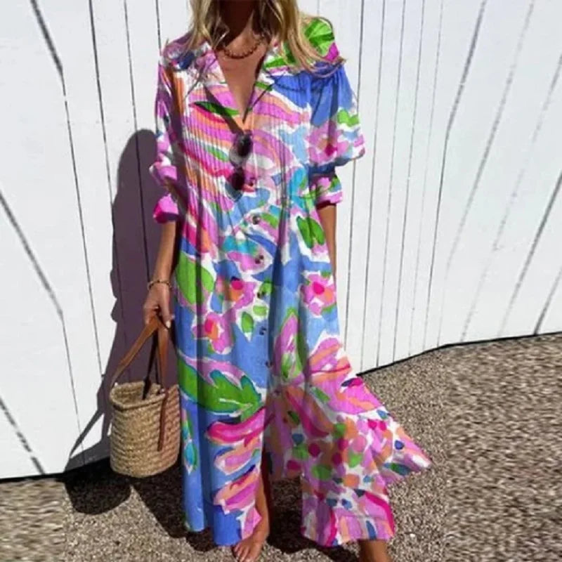 Evaneline™ | Maxi Boho Luxe Dress (Limited Stock)