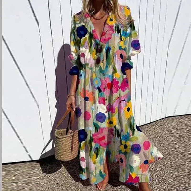 Evaneline™ | Maxi Boho Luxe Dress (Limited Stock)