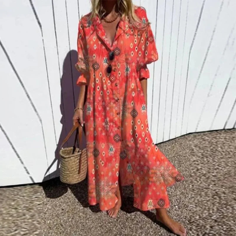 Evaneline™ | Maxi Boho Luxe Dress (Limited Stock)